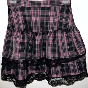 Romwe Plaid Skirt Women’s Extra Small